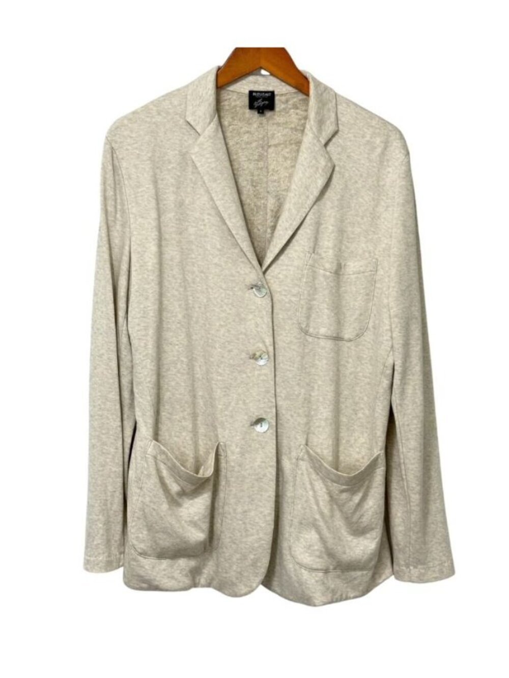 Bleusalt Men's The Big Rock Blazer 3-Button Soft Modal Blend EUC USA Size 4 / XL - Picture 8 of 9